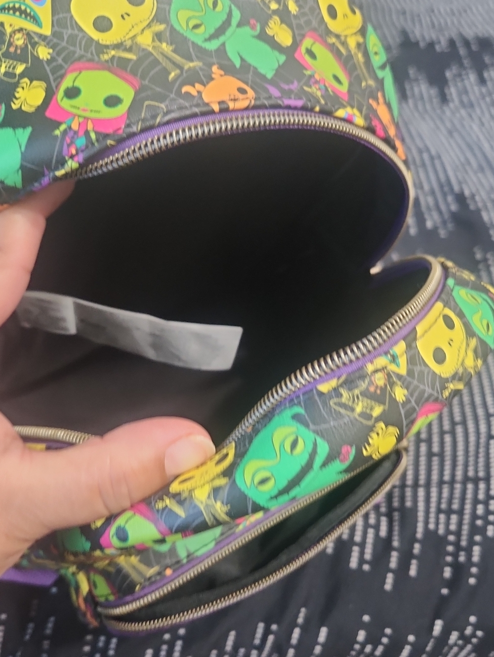 Nightmare Before Christmas Mini Backpack NWT - Picture 3 of 5
